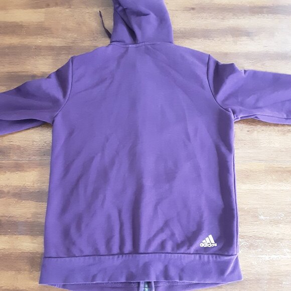 Adidas Womens Zip Hoodie - Picture 2 of 4